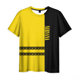 Мужская футболка 3D с принтом Nirvana в Белгороде, 100% полиэфир | прямой крой, круглый вырез горловины, длина до линии бедер | kurt cobain | nirvana | курт кобейн | нервана | нирвана | рок группа
