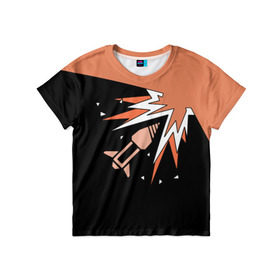 Детская футболка 3D с принтом Rainbow Six | Ash в Белгороде, 100% гипоаллергенный полиэфир | прямой крой, круглый вырез горловины, длина до линии бедер, чуть спущенное плечо, ткань немного тянется | siege | осада | радуга шесть | эш