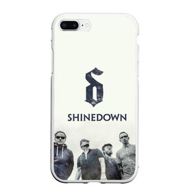 Чехол для iPhone 7Plus/8 Plus матовый с принтом Shinedown band в Белгороде, Силикон | Область печати: задняя сторона чехла, без боковых панелей | Тематика изображения на принте: 