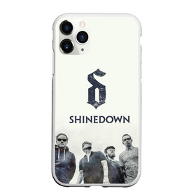 Чехол для iPhone 11 Pro матовый с принтом Shinedown band в Белгороде, Силикон |  | 