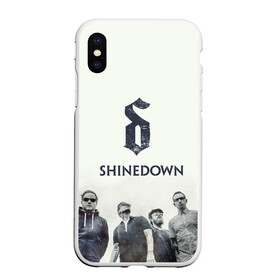 Чехол для iPhone XS Max матовый с принтом Shinedown band в Белгороде, Силикон | Область печати: задняя сторона чехла, без боковых панелей | Тематика изображения на принте: 