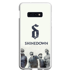 Чехол для Samsung S10E с принтом Shinedown band в Белгороде, Силикон | Область печати: задняя сторона чехла, без боковых панелей | Тематика изображения на принте: 