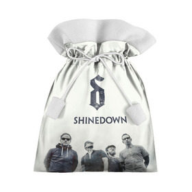 Подарочный 3D мешок с принтом Shinedown band в Белгороде, 100% полиэстер | Размер: 29*39 см | Тематика изображения на принте: 