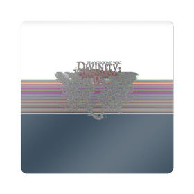Магнит виниловый Квадрат с принтом Divinity в Белгороде, полимерный материал с магнитным слоем | размер 9*9 см, закругленные углы | Тематика изображения на принте: 