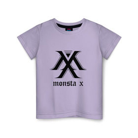 Детская футболка хлопок с принтом MONSTA X_4 в Белгороде, 100% хлопок | круглый вырез горловины, полуприлегающий силуэт, длина до линии бедер | monsta x | монст х