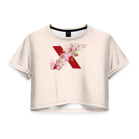 Женская футболка 3D укороченная с принтом MONSTA X_12 в Белгороде, 100% полиэстер | круглая горловина, длина футболки до линии талии, рукава с отворотами | monsta x | монст х