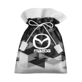 Подарочный 3D мешок с принтом Mazda sport geometry в Белгороде, 100% полиэстер | Размер: 29*39 см | Тематика изображения на принте: auto | automobile | car | carbon | machine | mazda | motor | motor car | sport car | автомашина | бренд | легковой автомобиль | мазда | марка | спортивный автомобиль | тачка