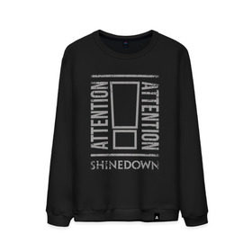 Мужской свитшот хлопок с принтом Attention Attention Shinedown в Белгороде, 100% хлопок |  | shinedown