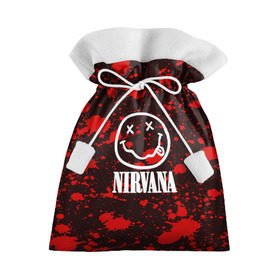 Подарочный 3D мешок с принтом NIRVANA в Белгороде, 100% полиэстер | Размер: 29*39 см | nirvana | punk | rock | альтернативный хип хоп | группа | инди поп | музыка | музыкальное произведение | ноты | панк | регги | рок | синти поп