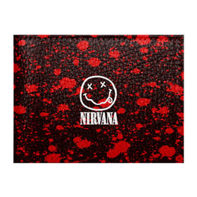 Обложка для студенческого билета с принтом NIRVANA в Белгороде, натуральная кожа | Размер: 11*8 см; Печать на всей внешней стороне | nirvana | punk | rock | альтернативный хип хоп | группа | инди поп | музыка | музыкальное произведение | ноты | панк | регги | рок | синти поп