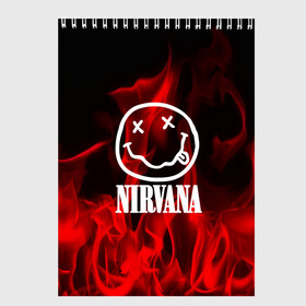 Скетчбук с принтом NIRVANA в Белгороде, 100% бумага
 | 48 листов, плотность листов — 100 г/м2, плотность картонной обложки — 250 г/м2. Листы скреплены сверху удобной пружинной спиралью | nirvana | punk | rock | альтернативный хип хоп | группа | инди поп | музыка | музыкальное произведение | ноты | панк | регги | рок | синти поп