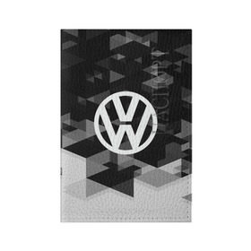 Обложка для паспорта матовая кожа с принтом Volkswagen sport geometry в Белгороде, натуральная матовая кожа | размер 19,3 х 13,7 см; прозрачные пластиковые крепления | auto | automobile | car | carbon | machine | motor | motor car | sport car | volkswagen | автомашина | бренд | легковой автомобиль | марка | спортивный автомобиль | тачка