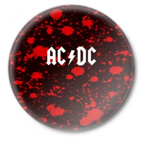 Значок с принтом AC DC в Белгороде,  металл | круглая форма, металлическая застежка в виде булавки | ac dc | punk | rock | альтернативный хип хоп | группа | инди поп | музыка | музыкальное произведение | ноты | панк | регги | рок | синти поп