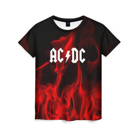 Женская футболка 3D с принтом AC DC в Белгороде, 100% полиэфир ( синтетическое хлопкоподобное полотно) | прямой крой, круглый вырез горловины, длина до линии бедер | ac dc | punk | rock | альтернативный хип хоп | группа | инди поп | музыка | музыкальное произведение | ноты | панк | регги | рок | синти поп