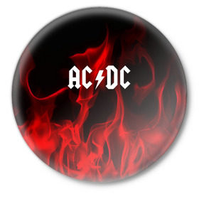 Значок с принтом AC DC в Белгороде,  металл | круглая форма, металлическая застежка в виде булавки | ac dc | punk | rock | альтернативный хип хоп | группа | инди поп | музыка | музыкальное произведение | ноты | панк | регги | рок | синти поп