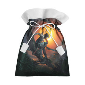 Подарочный 3D мешок с принтом Shadow of the Tomb Raider в Белгороде, 100% полиэстер | Размер: 29*39 см | croft | lara | raider | tomb | гробниц | крофт | лара | расхитительница