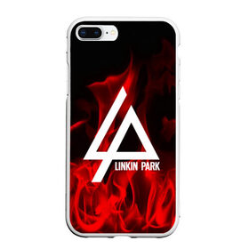 Чехол для iPhone 7Plus/8 Plus матовый с принтом Linkin park в Белгороде, Силикон | Область печати: задняя сторона чехла, без боковых панелей | linkin park | logo | music | pop | rock | usa | альтернатива | америка | металл | музыка | музыкальный | поп | рок | честер беннингтон