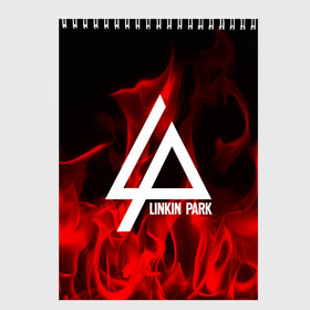 Скетчбук с принтом Linkin park в Белгороде, 100% бумага
 | 48 листов, плотность листов — 100 г/м2, плотность картонной обложки — 250 г/м2. Листы скреплены сверху удобной пружинной спиралью | linkin park | logo | music | pop | rock | usa | альтернатива | америка | металл | музыка | музыкальный | поп | рок | честер беннингтон