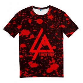 Мужская футболка 3D с принтом Linkin park в Белгороде, 100% полиэфир | прямой крой, круглый вырез горловины, длина до линии бедер | linkin park | logo | music | pop | rock | usa | альтернатива | америка | металл | музыка | музыкальный | поп | рок | честер беннингтон