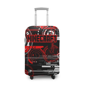 Чехол для чемодана 3D с принтом Minecraft в Белгороде, 86% полиэфир, 14% спандекс | двустороннее нанесение принта, прорези для ручек и колес | minecraft | miner | игра | инди | компьютерная | майнкрафт | мир | открытый | шахта | яркие