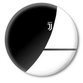 Значок с принтом JUVENTUS / ЮВЕНТУС в Белгороде,  металл | круглая форма, металлическая застежка в виде булавки | fc | football | fotball club | juventus | sport | спорт | спортивные | униформа | фирменые цвета | фк | футбол | футбольный клуб | ювентус