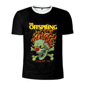 Мужская футболка 3D спортивная с принтом The Offspring в Белгороде, 100% полиэстер с улучшенными характеристиками | приталенный силуэт, круглая горловина, широкие плечи, сужается к линии бедра | offspring | офспринг | оффспринг | рок