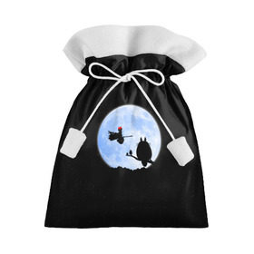 Подарочный 3D мешок с принтом Totoro and the moon в Белгороде, 100% полиэстер | Размер: 29*39 см | anime | moon | myneighbortotoro | night | stars | totoro | аниме | звезды | канта | кодомо | котобус | кусакабэ | луна | мэй | ночь | сусуватари | тацуо | тоторо | хаяомиядзаки | ясуко