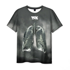 Мужская футболка 3D с принтом TFK Exhale в Белгороде, 100% полиэфир | прямой крой, круглый вырез горловины, длина до линии бедер | tfk | thousand foot krutch