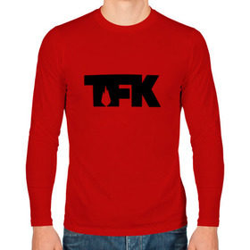 Мужской лонгслив хлопок с принтом TFK logo black в Белгороде, 100% хлопок |  | Тематика изображения на принте: tfk | thousand foot krutch