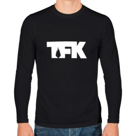 Мужской лонгслив хлопок с принтом TFK logo white в Белгороде, 100% хлопок |  | tfk | thousand foot krutch