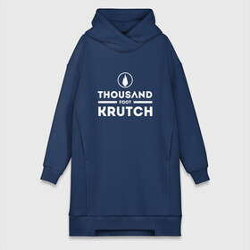 Платье-худи хлопок с принтом Thousand Foot Krutch logo в Белгороде,  |  | tfk | thousand foot krutch
