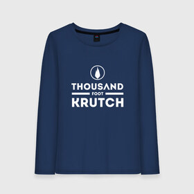 Женский лонгслив хлопок с принтом Thousand Foot Krutch logo в Белгороде, 100% хлопок |  | tfk | thousand foot krutch