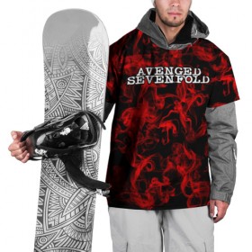 Накидка на куртку 3D с принтом Avenged Sevenfold в Белгороде, 100% полиэстер |  | avenged sevenfold | metal | rock | sevenfold | группа | отомщенный | отомщенный семикратно | рок | рокеры