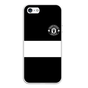 Чехол для iPhone 5/5S матовый с принтом FC Manchester United в Белгороде, Силикон | Область печати: задняя сторона чехла, без боковых панелей | black   white | england | football | logo | manchester united | sport | англия | арт | лига | лого | манчестер юнайтед | спорт | текстура | фк | футбол | футбольный клуб | черно белый | эмблема