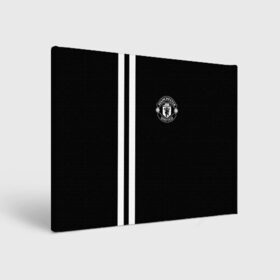 Холст прямоугольный с принтом Manchester United Black&White в Белгороде, 100% ПВХ |  | england | football | logo | manchester united | sport | англия | арт | лига | лого | манчестер юнайтед | спорт | текстура | фк | футбол | футбольный клуб | эмблема