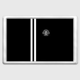 Магнит 45*70 с принтом Manchester United Black&White в Белгороде, Пластик | Размер: 78*52 мм; Размер печати: 70*45 | Тематика изображения на принте: england | football | logo | manchester united | sport | англия | арт | лига | лого | манчестер юнайтед | спорт | текстура | фк | футбол | футбольный клуб | эмблема