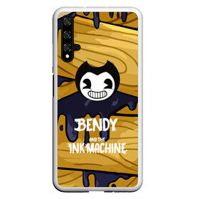 Чехол для Honor 20 с принтом Bendy and the Ink Machine в Белгороде, Силикон | Область печати: задняя сторона чехла, без боковых панелей | 0x000000123 | bendy | ink machine | бенди