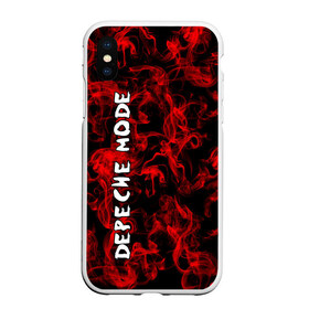 Чехол для iPhone XS Max матовый с принтом Depeche Mode в Белгороде, Силикон | Область печати: задняя сторона чехла, без боковых панелей | альтернативный | блюз | британская | готик | гранж | группа | метал | модные | музыка | пост | рок | хард