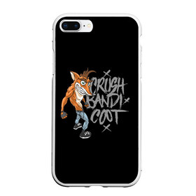 Чехол для iPhone 7Plus/8 Plus матовый с принтом Crush Bandicoot 3d в Белгороде, Силикон | Область печати: задняя сторона чехла, без боковых панелей | Тематика изображения на принте: crash | бандикут | краш | крэш