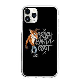 Чехол для iPhone 11 Pro Max матовый с принтом Crush Bandicoot 3d в Белгороде, Силикон |  | Тематика изображения на принте: crash | бандикут | краш | крэш