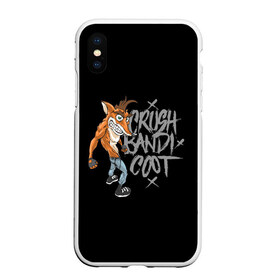 Чехол для iPhone XS Max матовый с принтом Crush Bandicoot 3d в Белгороде, Силикон | Область печати: задняя сторона чехла, без боковых панелей | Тематика изображения на принте: crash | бандикут | краш | крэш