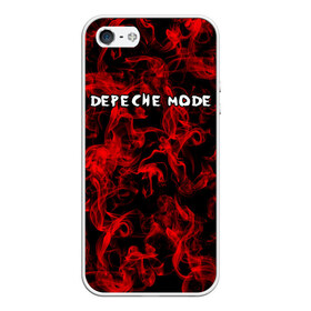 Чехол для iPhone 5/5S матовый с принтом Depeche Mode в Белгороде, Силикон | Область печати: задняя сторона чехла, без боковых панелей | альтернативный | блюз | британская | готик | гранж | группа | метал | модные | музыка | пост | рок | хард