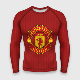 Мужской рашгард 3D с принтом Manchester United Knitted в Белгороде,  |  | england | football | logo | manchester united | pattern | sport | англия | арт | вязаный | лига | лого | манчестер юнайтед | переплет | свитер | спорт | текстура | узор | фк | футбол | футбольный клуб | эмблема