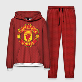 Мужской костюм 3D (с толстовкой) с принтом Manchester United Knitted в Белгороде,  |  | england | football | logo | manchester united | pattern | sport | англия | арт | вязаный | лига | лого | манчестер юнайтед | переплет | свитер | спорт | текстура | узор | фк | футбол | футбольный клуб | эмблема