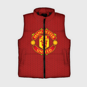 Женский жилет утепленный 3D с принтом Manchester United Knitted в Белгороде,  |  | england | football | logo | manchester united | pattern | sport | англия | арт | вязаный | лига | лого | манчестер юнайтед | переплет | свитер | спорт | текстура | узор | фк | футбол | футбольный клуб | эмблема