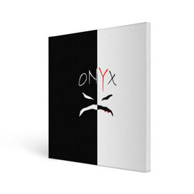 Холст квадратный с принтом ONYX в Белгороде, 100% ПВХ |  | Тематика изображения на принте: onyx | американская группа | группа | музыка | надпись | хип хоп
