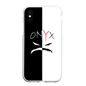Чехол для iPhone XS Max матовый с принтом ONYX в Белгороде, Силикон | Область печати: задняя сторона чехла, без боковых панелей | Тематика изображения на принте: onyx | американская группа | группа | музыка | надпись | хип хоп