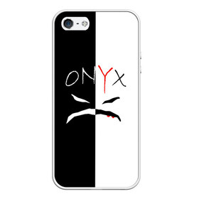 Чехол для iPhone 5/5S матовый с принтом ONYX в Белгороде, Силикон | Область печати: задняя сторона чехла, без боковых панелей | Тематика изображения на принте: onyx | американская группа | группа | музыка | надпись | хип хоп
