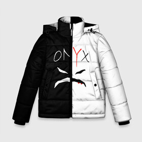 Зимняя куртка для мальчиков 3D с принтом ONYX в Белгороде, ткань верха — 100% полиэстер; подклад — 100% полиэстер, утеплитель — 100% полиэстер | длина ниже бедра, удлиненная спинка, воротник стойка и отстегивающийся капюшон. Есть боковые карманы с листочкой на кнопках, утяжки по низу изделия и внутренний карман на молнии. 

Предусмотрены светоотражающий принт на спинке, радужный светоотражающий элемент на пуллере молнии и на резинке для утяжки | onyx | американская группа | группа | музыка | надпись | хип хоп