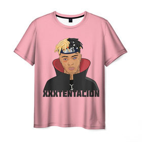 Мужская футболка 3D с принтом XXXtentacion (1) в Белгороде, 100% полиэфир | прямой крой, круглый вырез горловины, длина до линии бедер | 17 | art | look at me | moonlight | rap | revenge | tentacion | xxx | xxxtentacion